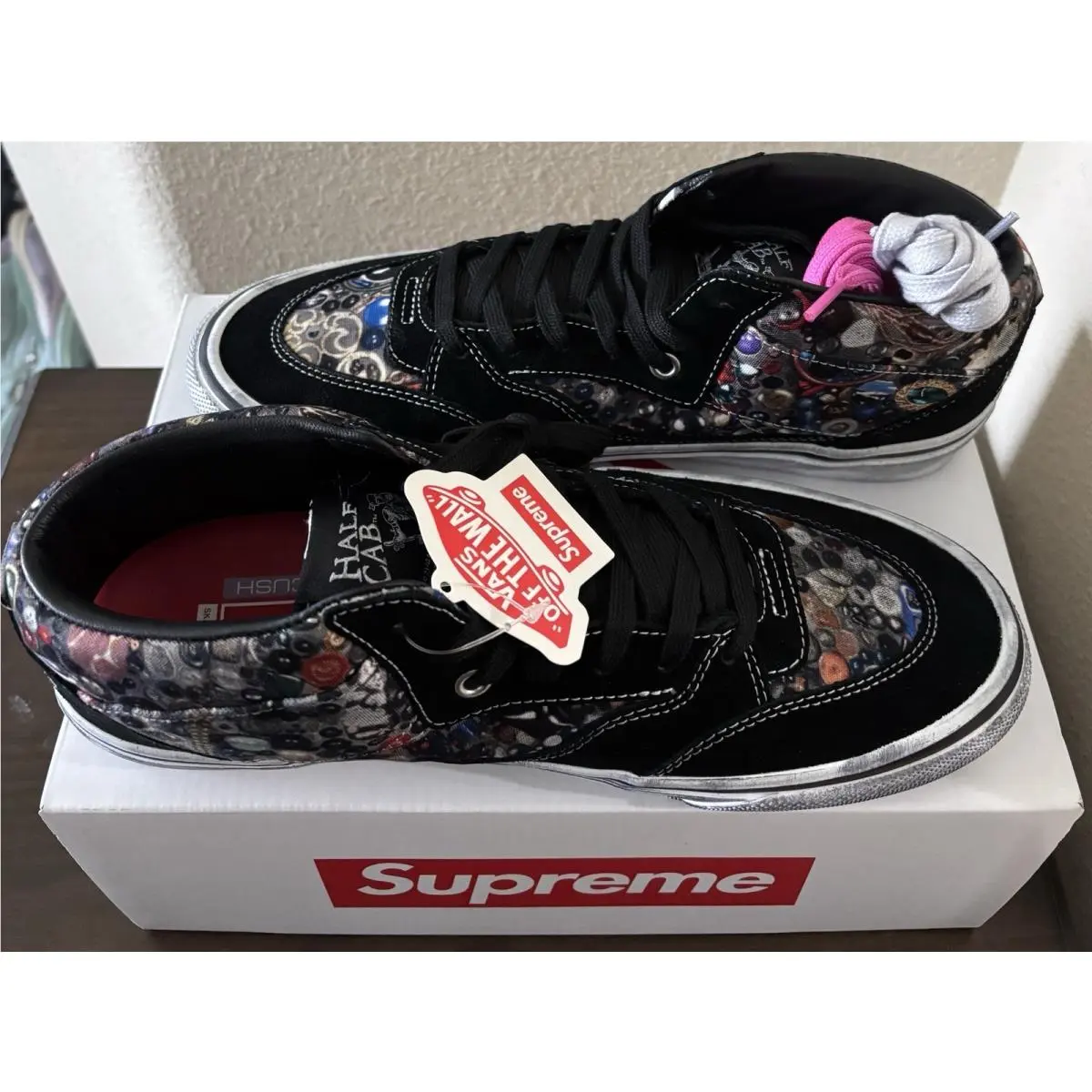 Size 9 - Supreme Mike Kelly Vans Half Cab Black Shoe