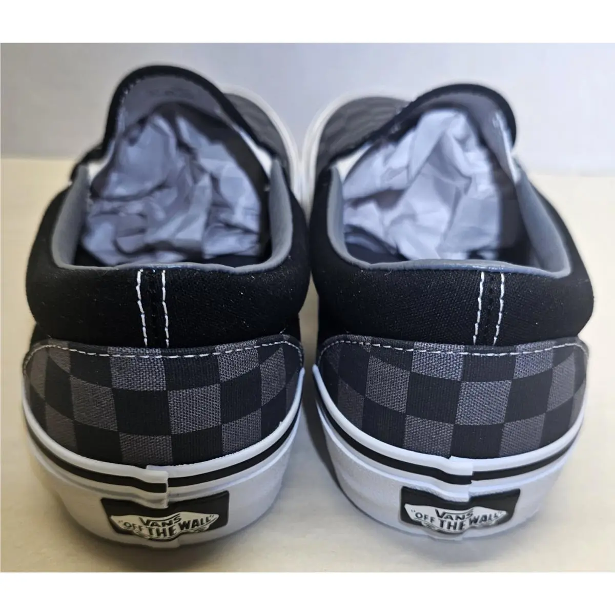 Vans shoes - Vans Classic Checkerboard - Classic Checkerboard - VN000EYEBPJ - Black/Pewter/White Colorway 10