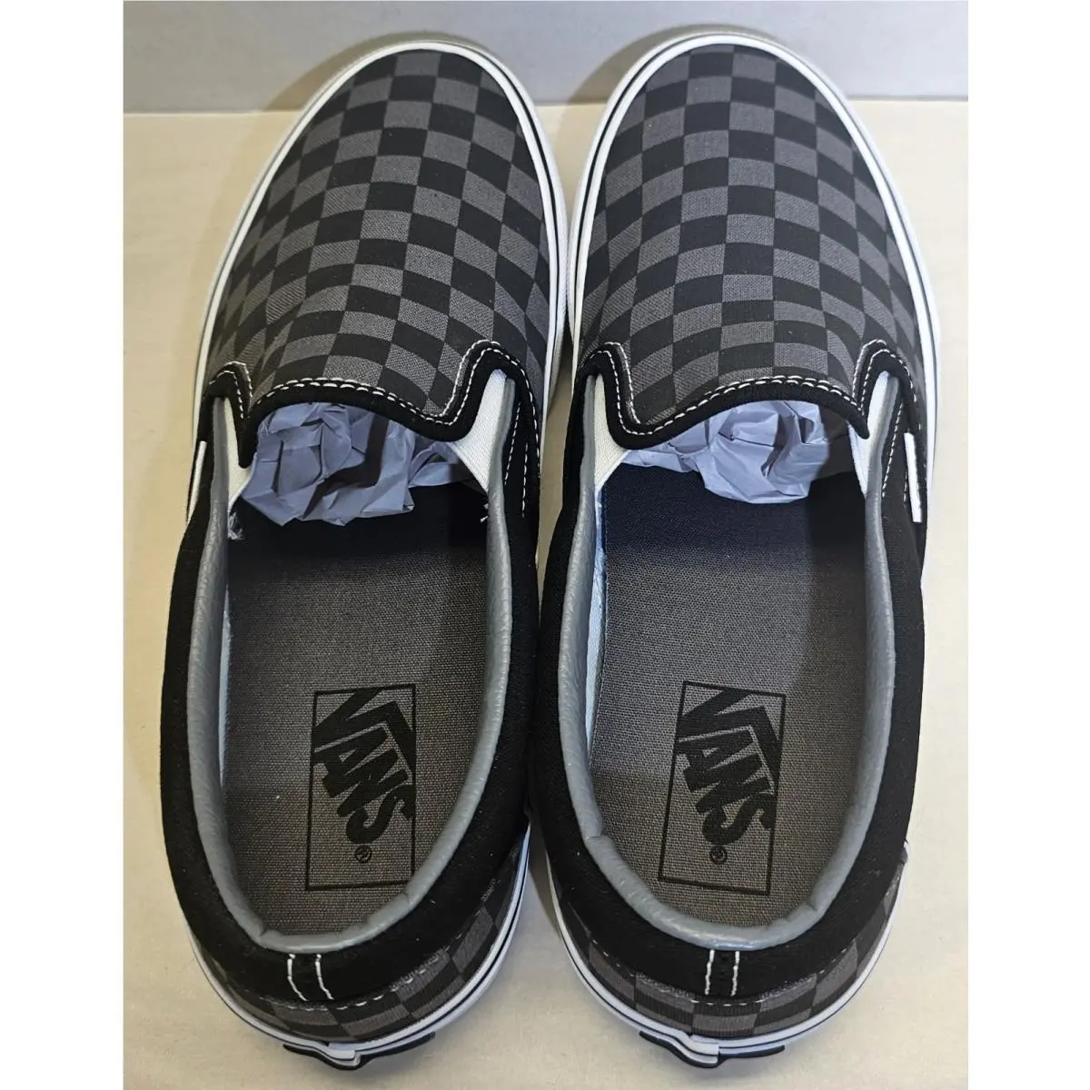 Vans shoes - Vans Classic Checkerboard - Classic Checkerboard - VN000EYEBPJ - Black/Pewter/White Colorway 16