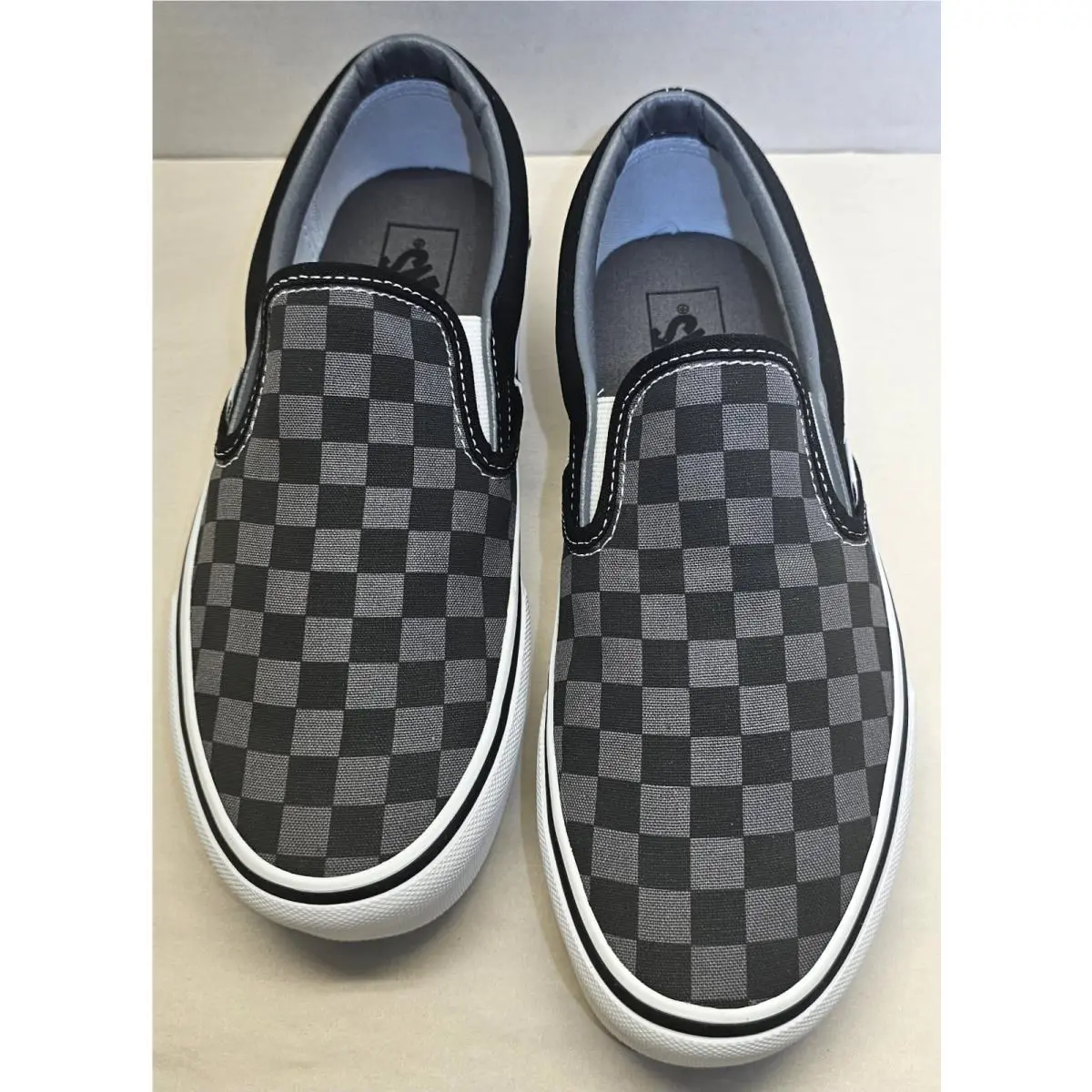 Vans shoes - Vans Classic Checkerboard - Classic Checkerboard - VN000EYEBPJ - Black/Pewter/White Colorway 19