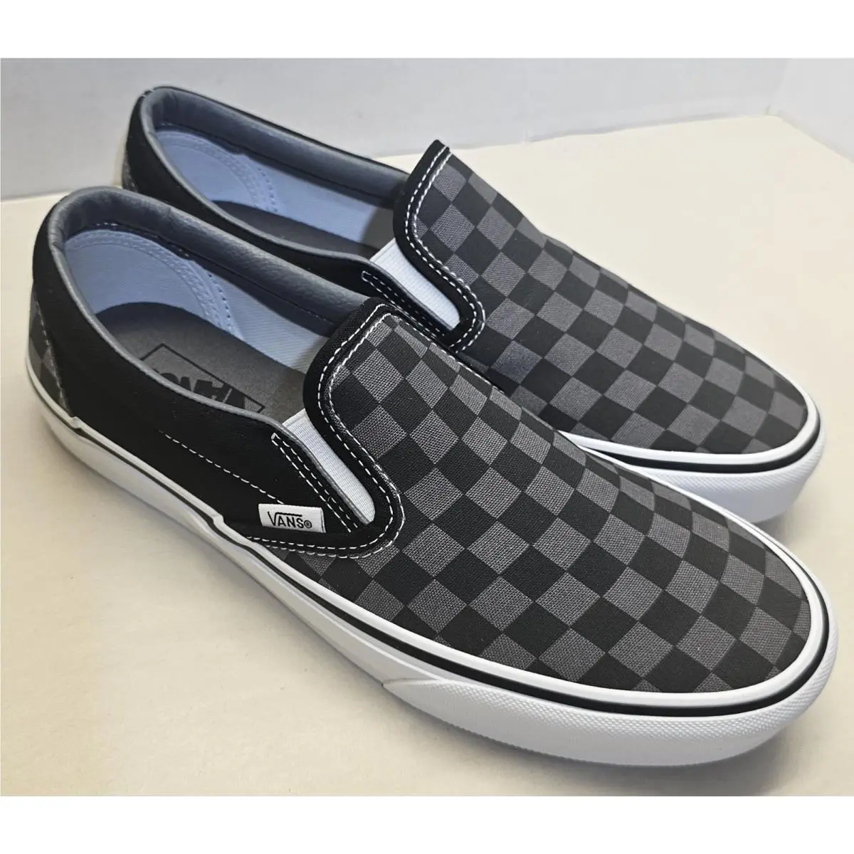 Vans shoes - Vans Classic Checkerboard - Classic Checkerboard - VN000EYEBPJ - Black/Pewter/White Colorway 3