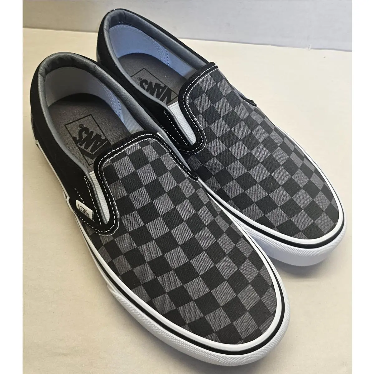 Vans shoes - Vans Classic Checkerboard - Classic Checkerboard - VN000EYEBPJ - Black/Pewter/White Colorway 4