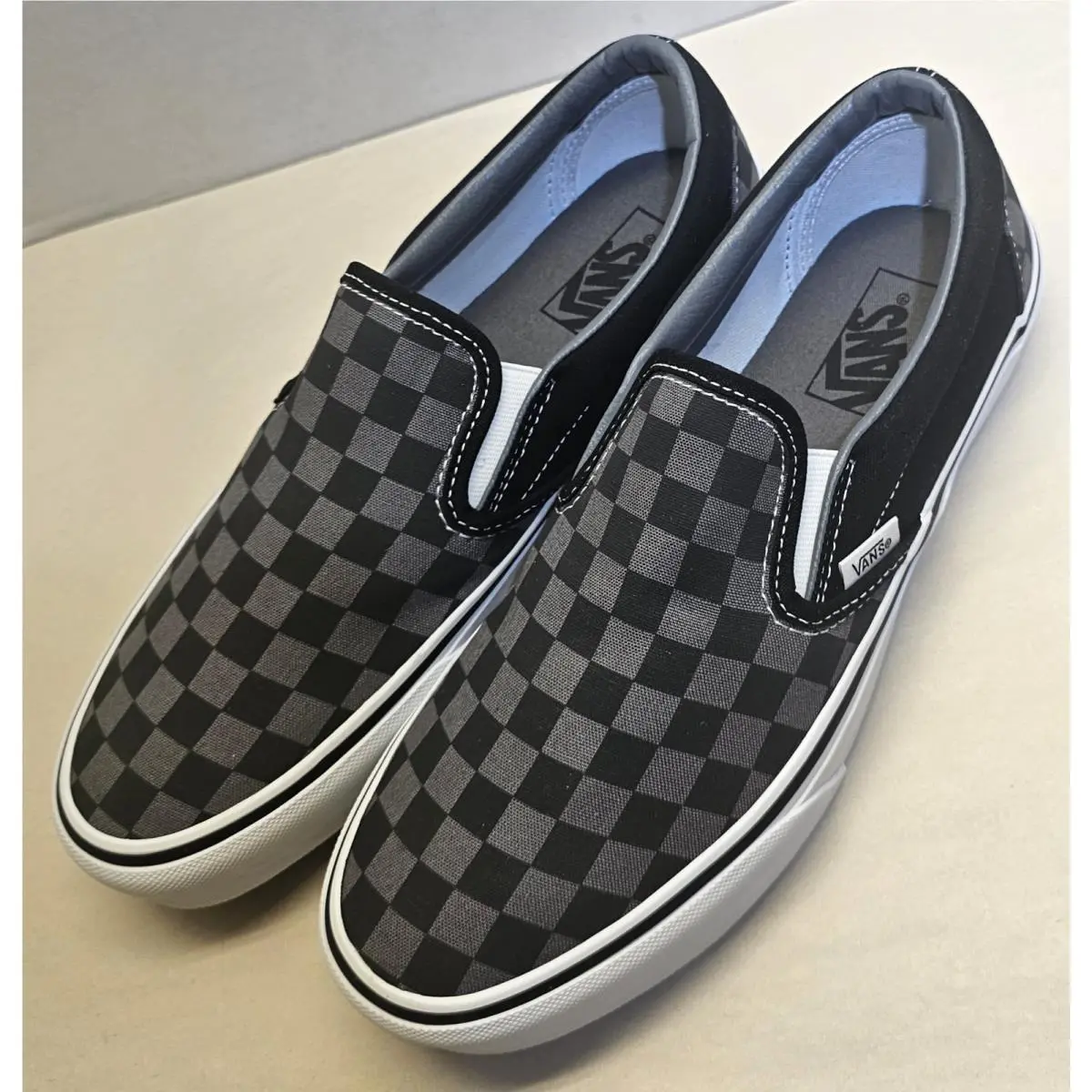 Vans shoes - Vans Classic Checkerboard - Classic Checkerboard - VN000EYEBPJ - Black/Pewter/White Colorway 5