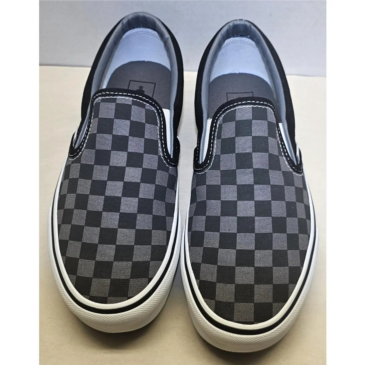 Vans shoes - Vans Classic Checkerboard - Classic Checkerboard - VN000EYEBPJ - Black/Pewter/White Colorway 7