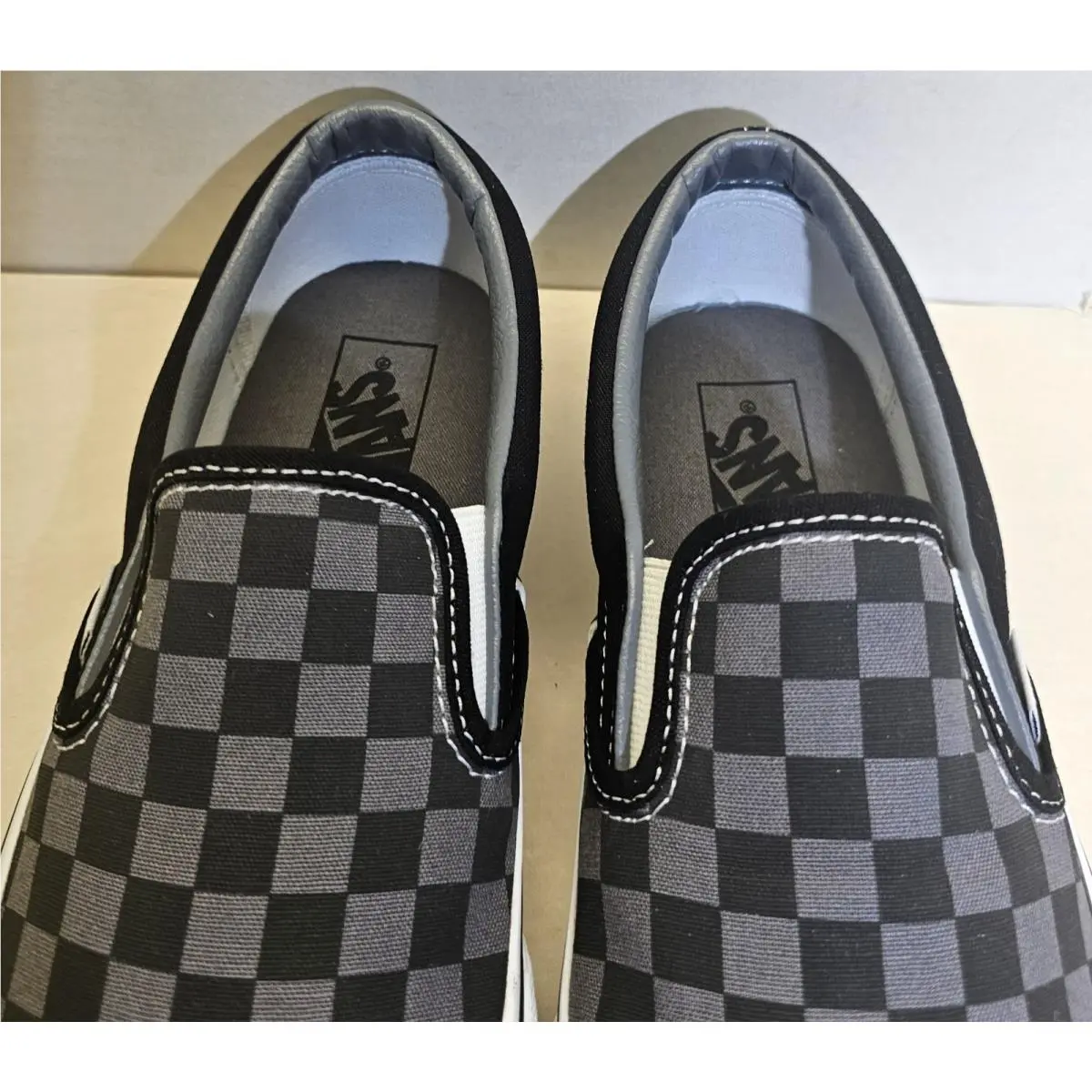 Vans shoes - Vans Classic Checkerboard - Classic Checkerboard - VN000EYEBPJ - Black/Pewter/White Colorway 9