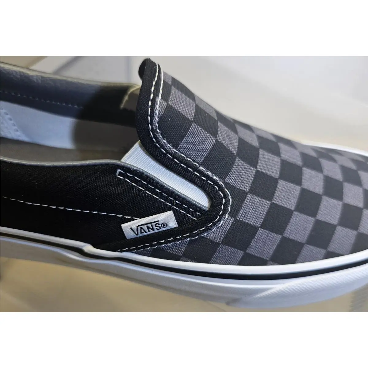 Vans shoes - Vans Classic Checkerboard - Classic Checkerboard - VN000EYEBPJ - Black/Pewter/White Colorway 14