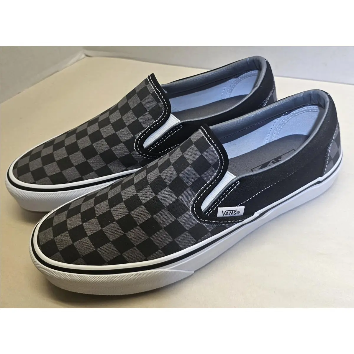 Vans shoes - Vans Classic Checkerboard - Classic Checkerboard - VN000EYEBPJ - Black/Pewter/White Colorway 6