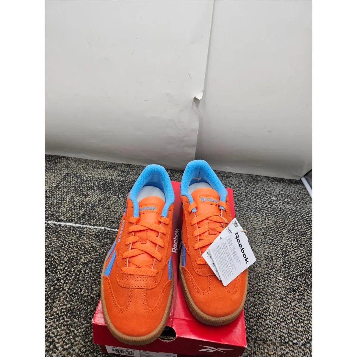 Reebok shoes - Reebok Smash Edge - Smash Edge - 100228722 - Amber Electric Blue Recovery Rubber (UPC: 197323781119) 0