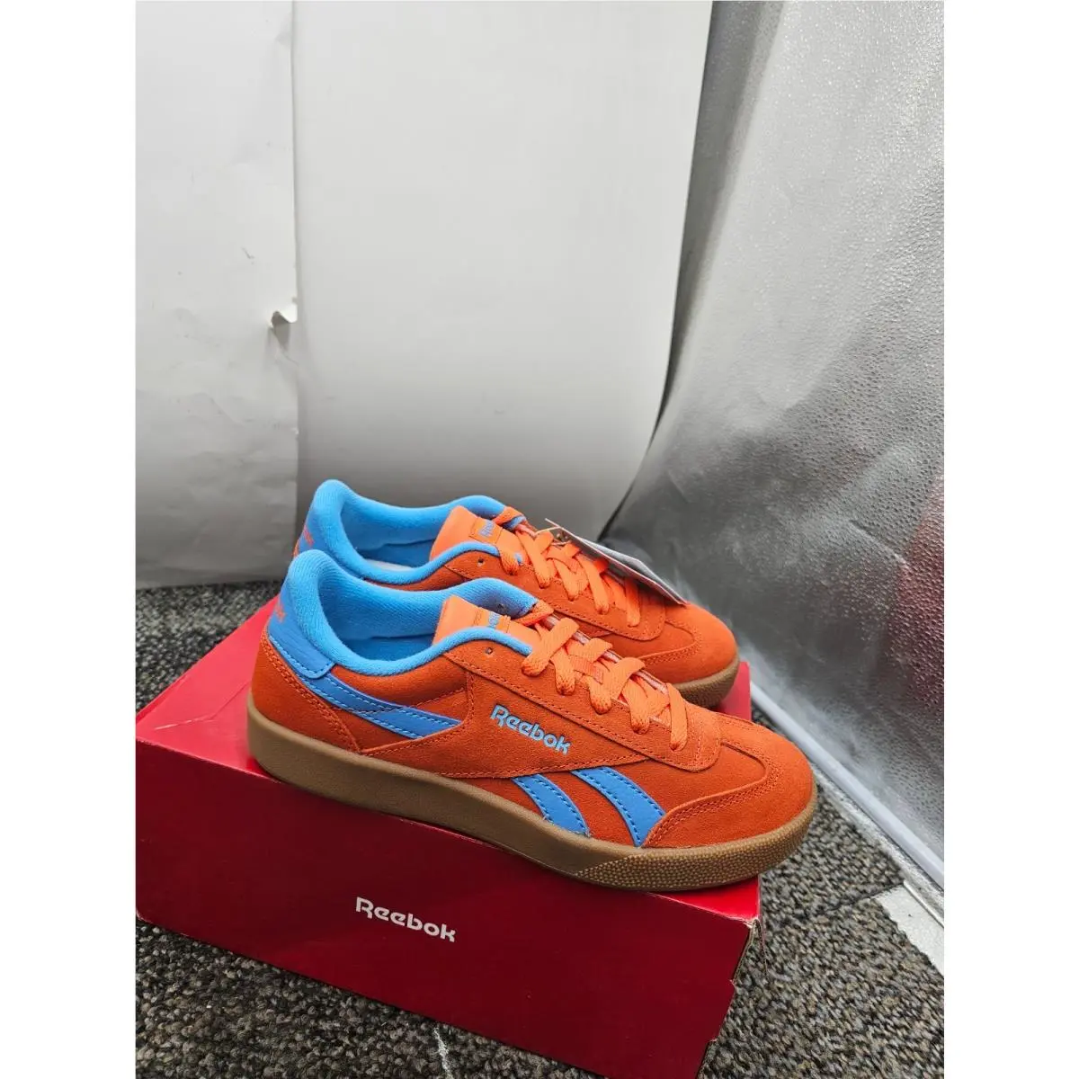 Reebok shoes - Reebok Smash Edge - Smash Edge - 100228722 - Amber Electric Blue Recovery Rubber (UPC: 197323781119) 1