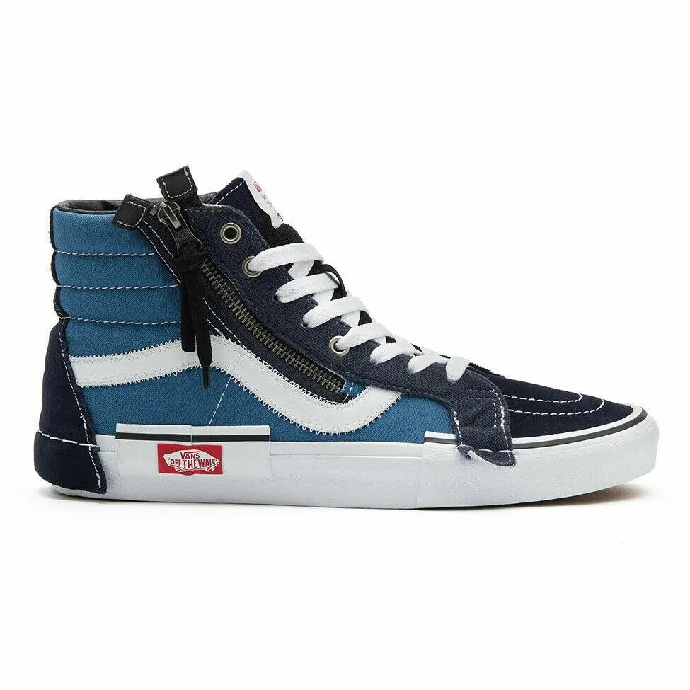 Vans Sk8-Hi Reissue Cap Men`s Size 13 High Top Skate Shoes Parisian Night/navy