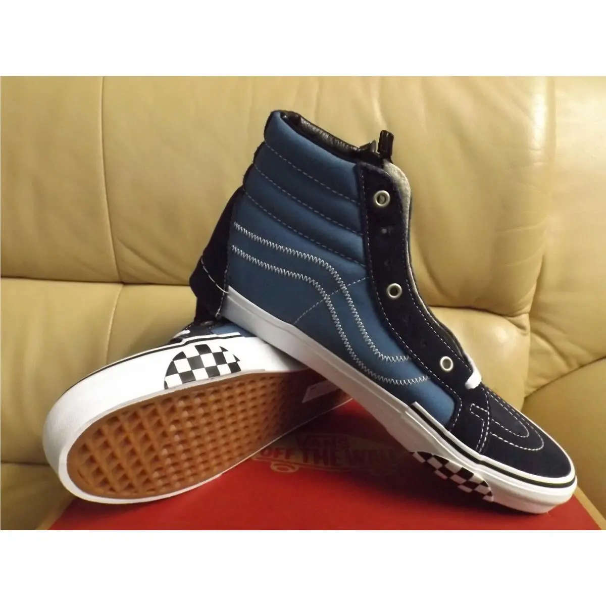 Vans shoes - VANS SK8-Hi Reissue - Reissue - VN0A3WM1TUX - Blue/Navy 4
