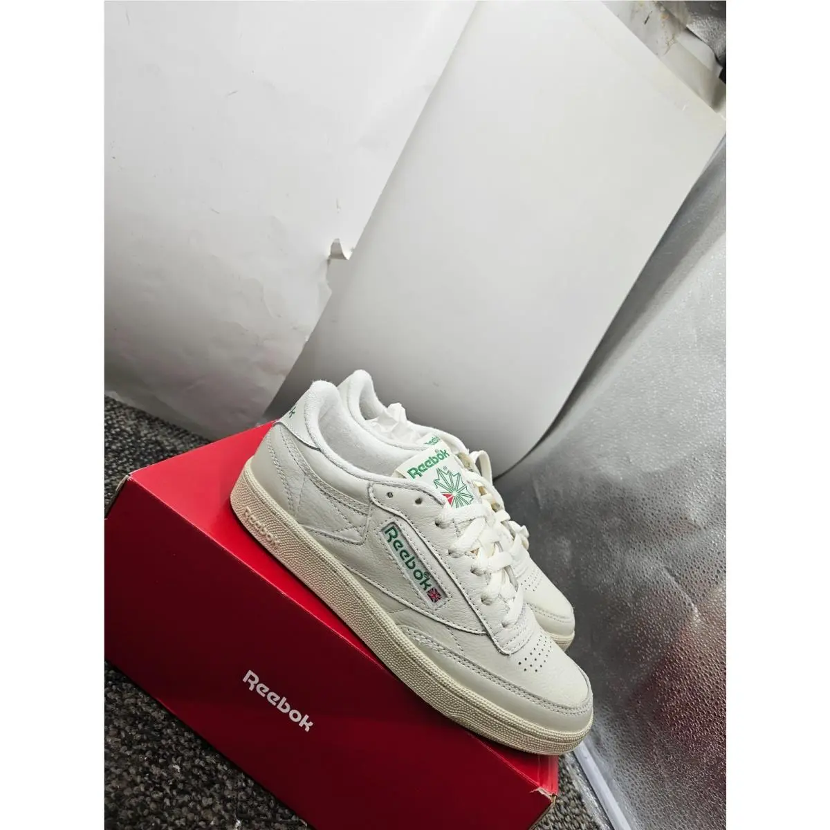 Reebok shoes - 100007797 - 100007797 - Chalk/Alabaster/Glen Green (UPC: 195734112058) 0