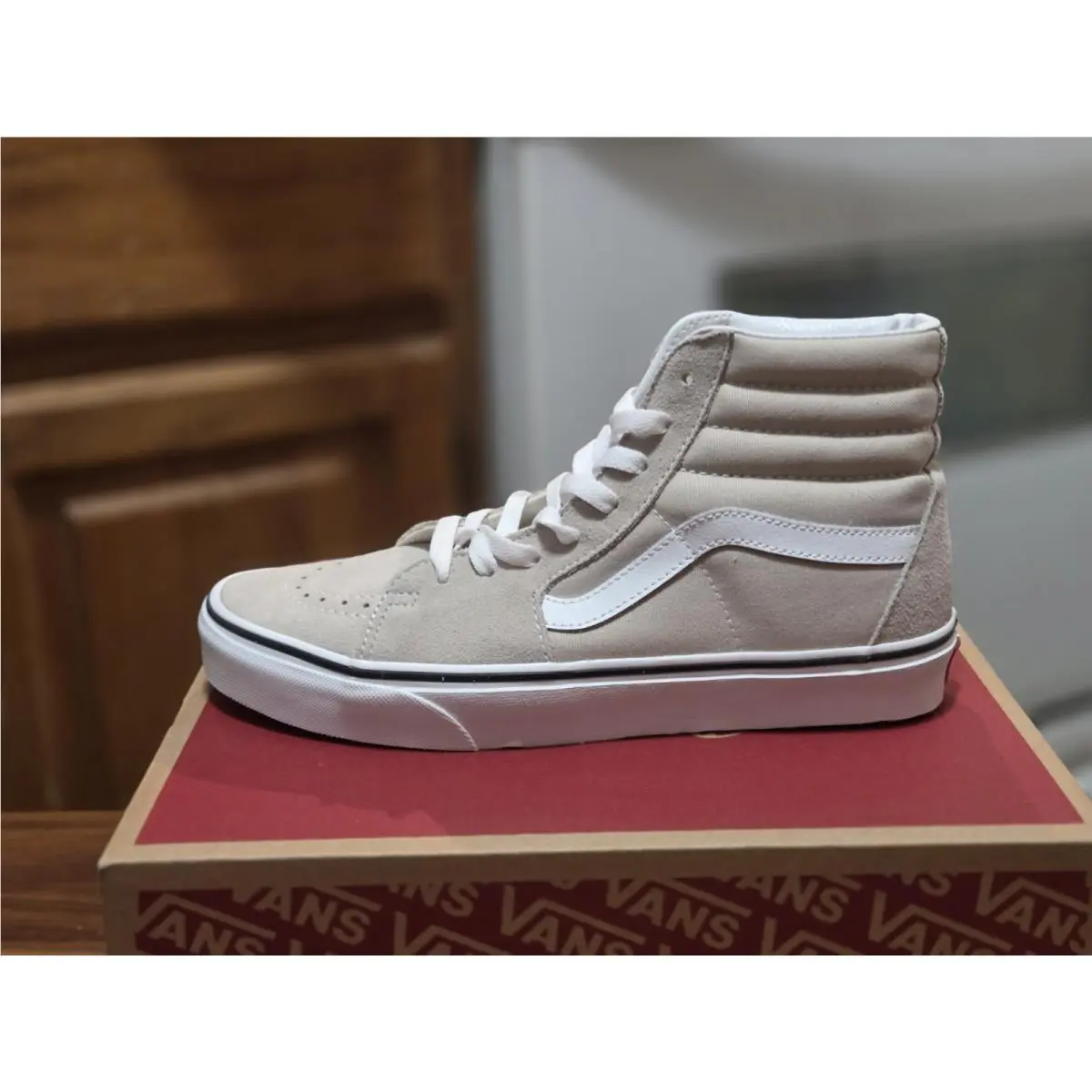 Vans shoes - VANS Sk8-Hi - Beige 0