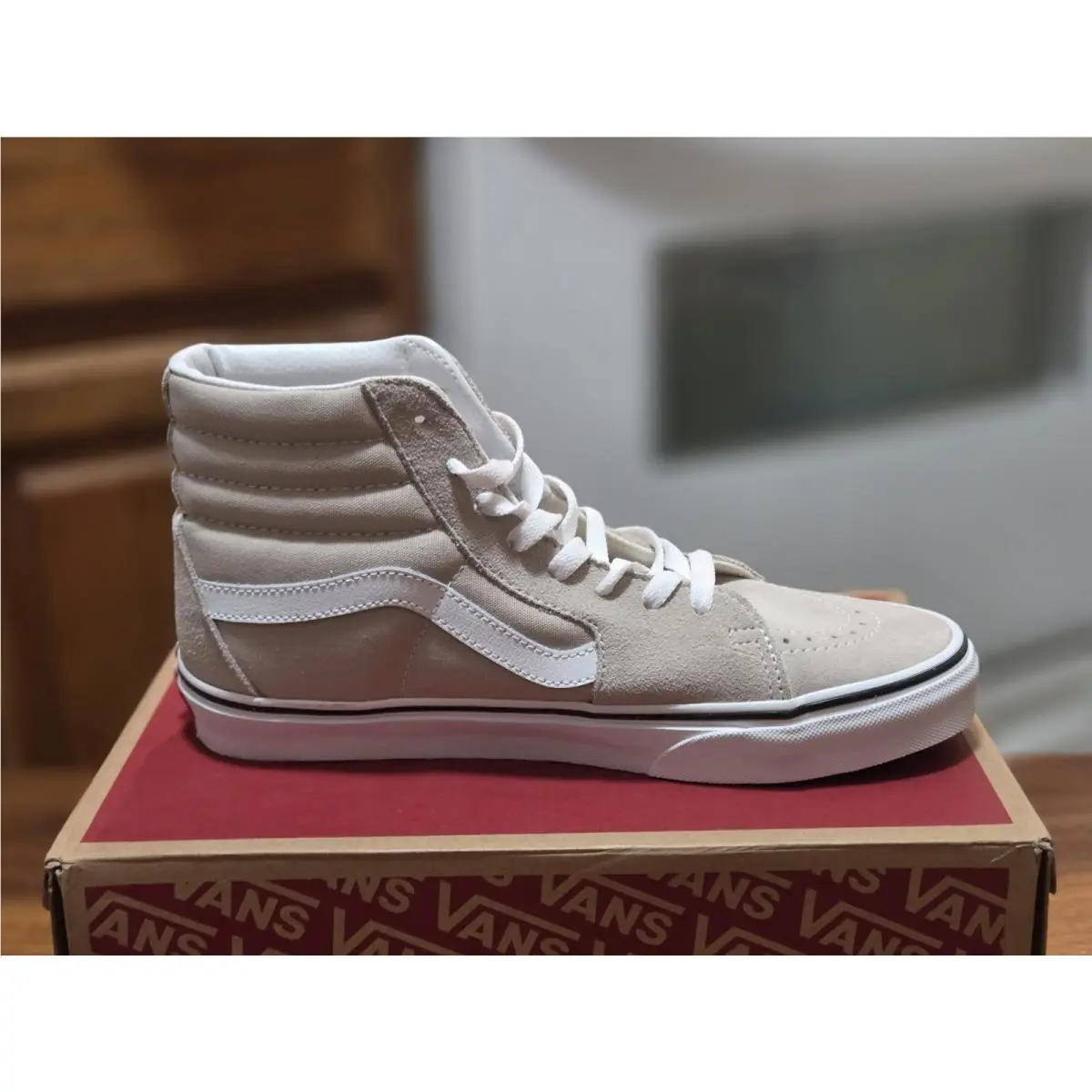 Vans shoes - VANS Sk8-Hi - Beige 1