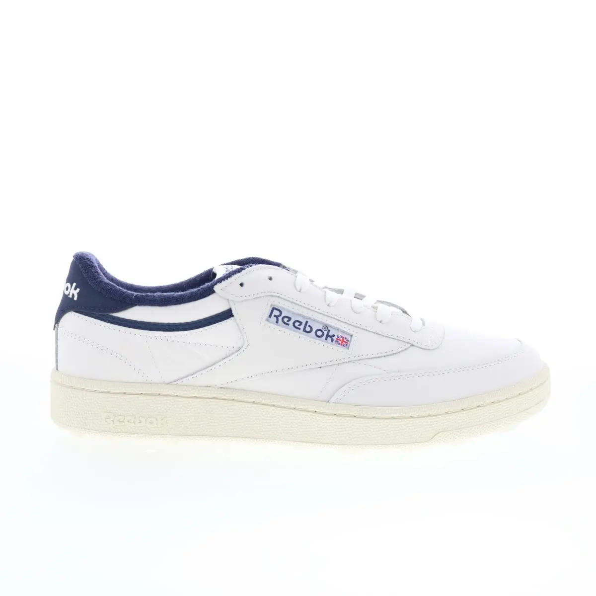 Reebok Club C Golf Mens White Leather Lace Up Athletic Golf Shoes 9