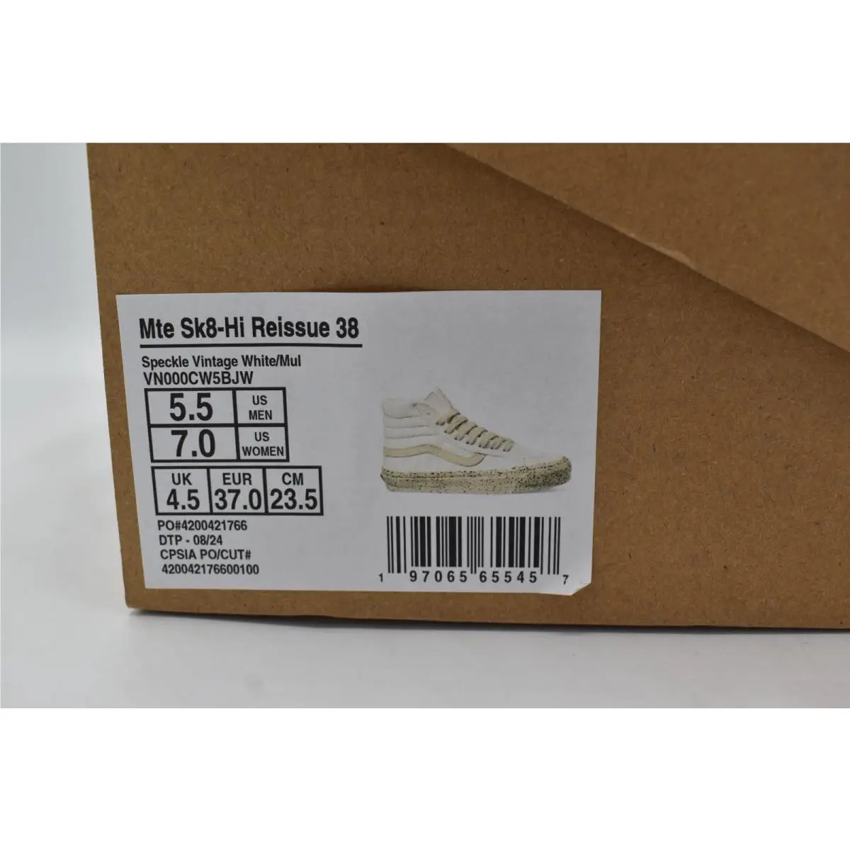 Vans shoes - VANS Sk8-Hi - Beige (UPC: 197065655457) 12