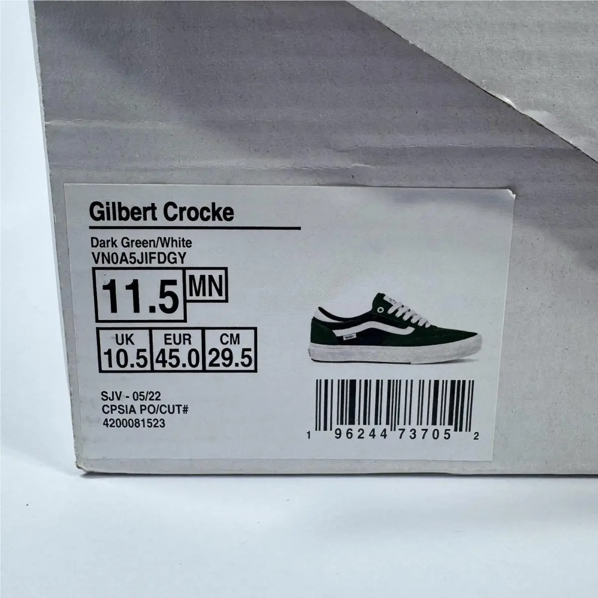 Vans shoes - VANS Gilbert Crockett - Gilbert Crockett - VN0A5JIFDGY - Green 6