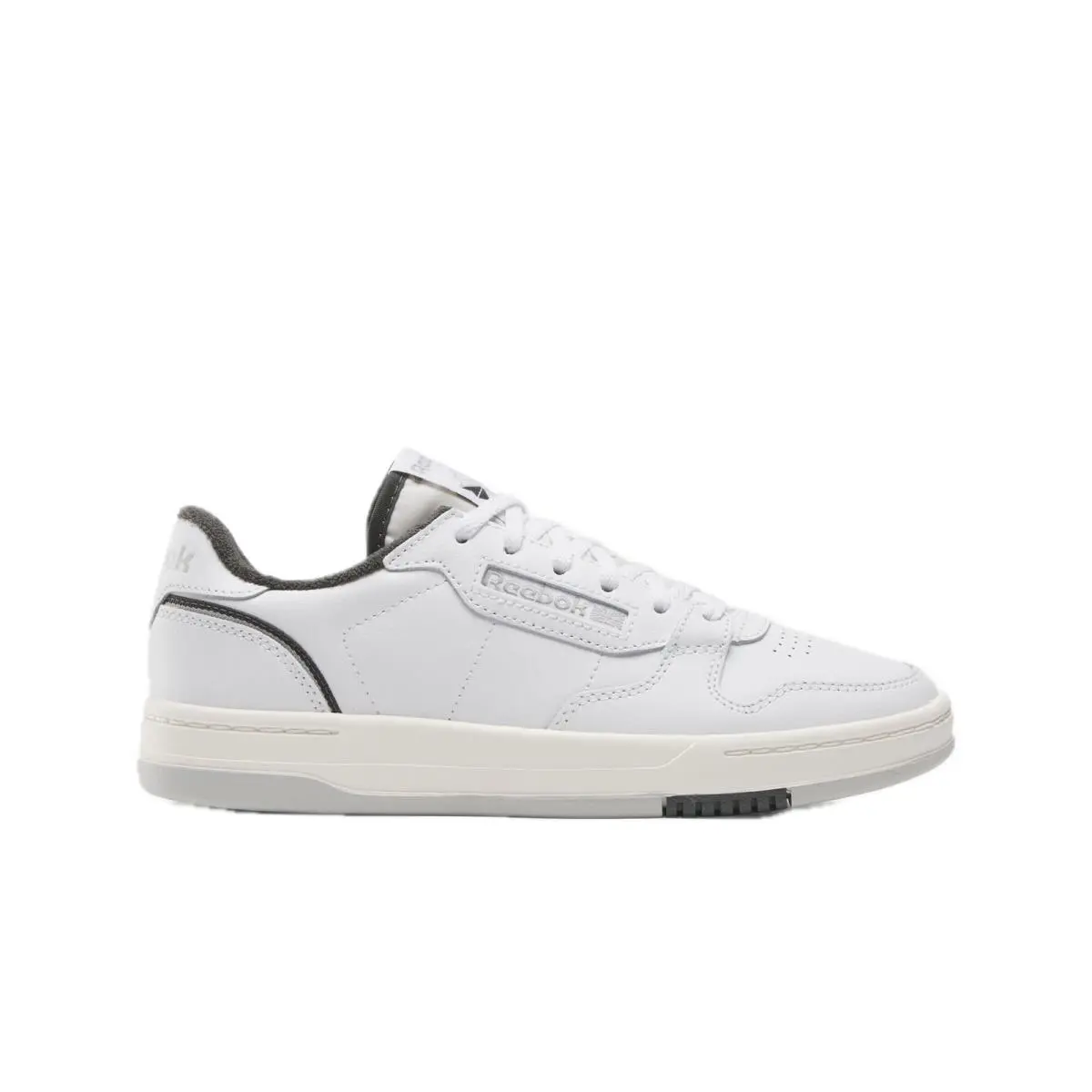 Reebok Women`s Phase Court Sneaker White/white/grey Size 5.5
