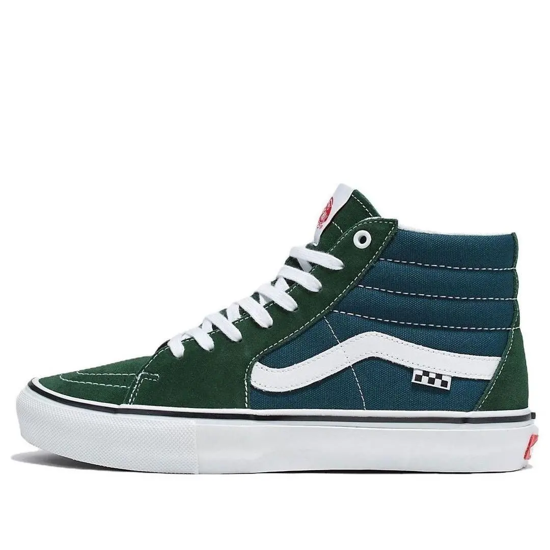 Vans Men`s 13 SK8 HI Moutain View Green Blue Canvas