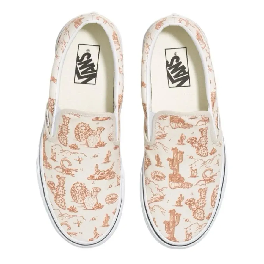 Vans shoes - Vans Classic Slip On Desert Vibes - VN0A5JLX8NL - Beige (UPC: 0196573011359) 1