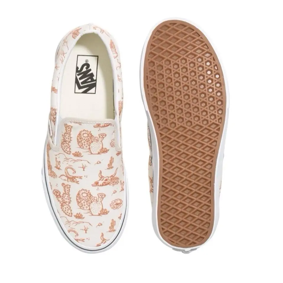 Vans shoes - Vans Classic Slip On Desert Vibes - VN0A5JLX8NL - Beige (UPC: 0196573011359) 2