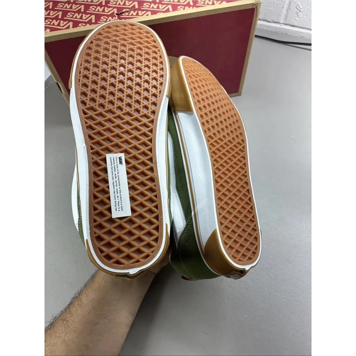 Vans shoes - Knu Skool - Knu Skool - VN0009QCCIB - Green, White, Gum 4