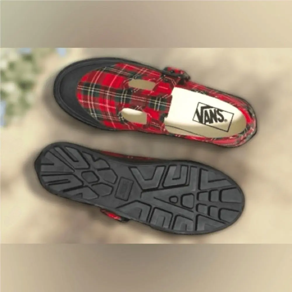 Vans shoes - Vans STYLE 93 PLAID MARY JANE Loafers Flats SNEAKER IN PLAID - Multicolor, Exterior: Multicolor 4