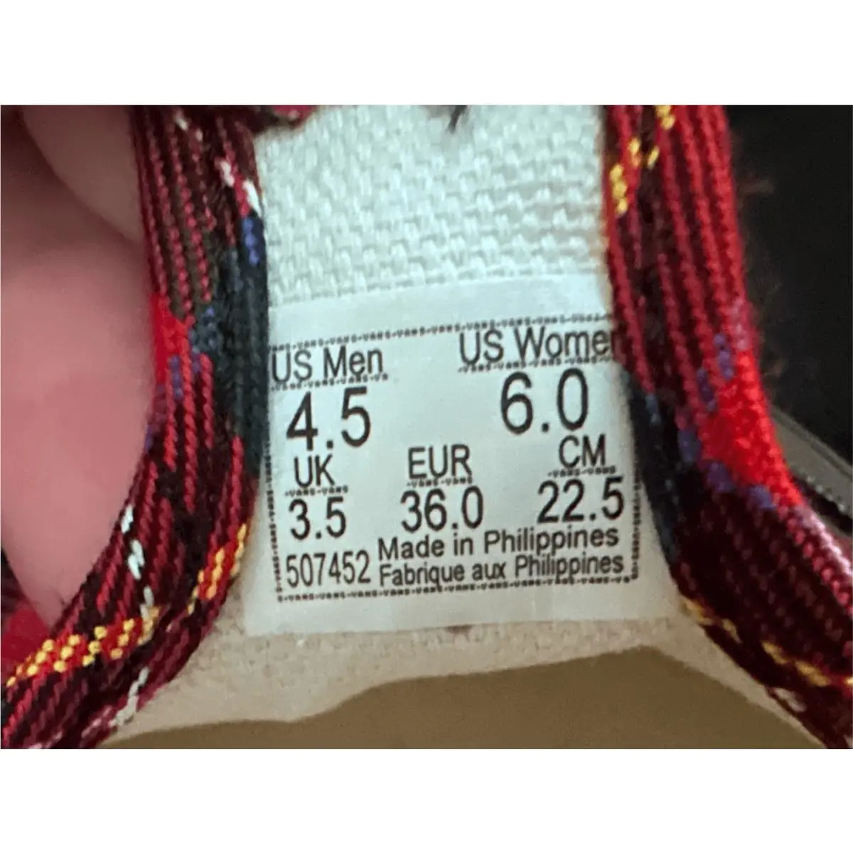 Vans shoes - Vans STYLE 93 PLAID MARY JANE Loafers Flats SNEAKER IN PLAID - Multicolor, Exterior: Multicolor 8