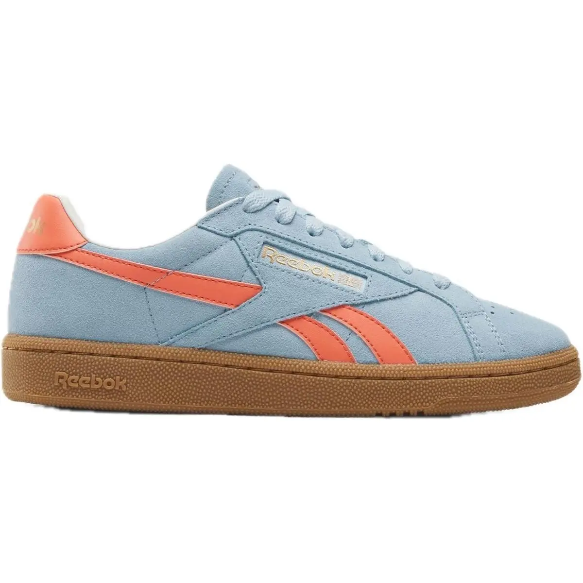 Reebok Club C Grounds UK Women’s Sneakers Soft Blue Coral Gum Size 8