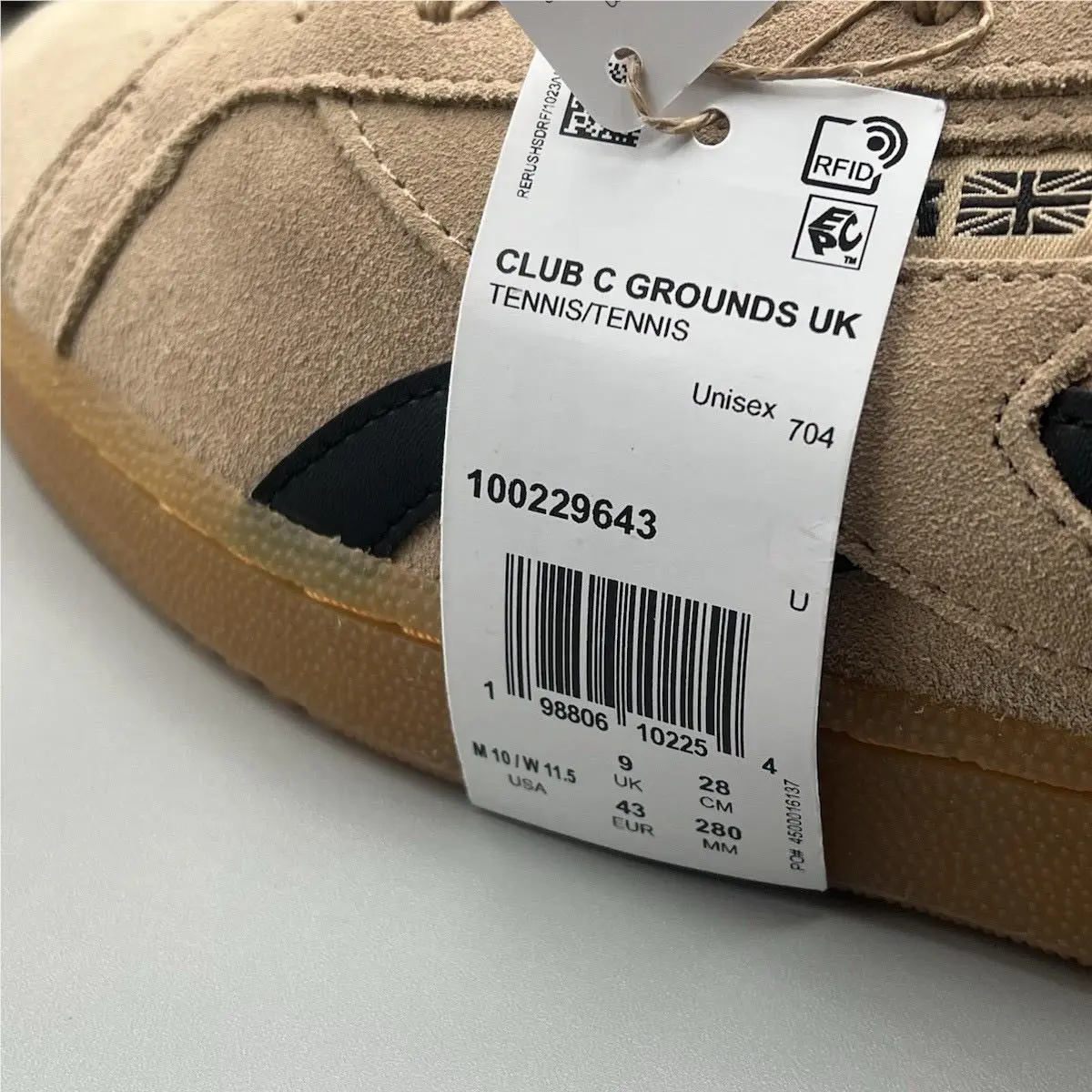 Reebok shoes - Reebok Club C Grounds UK - 100229643 - Tan 6