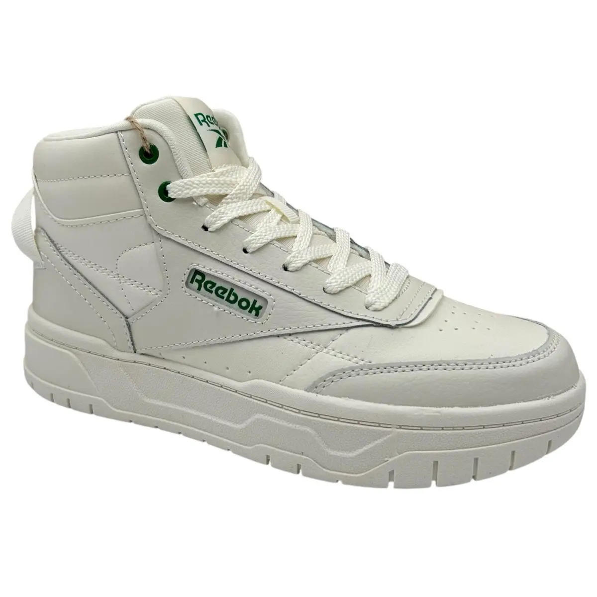 Reebok shoes - Reebok Leather - Leather - White (UPC: 198179016592) 1