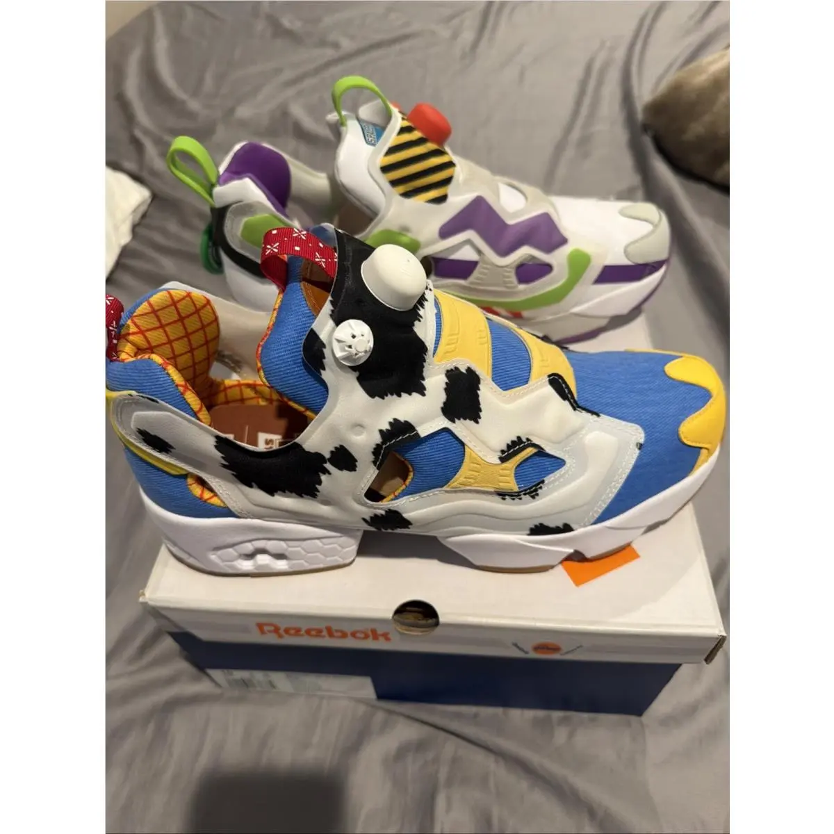 Reebok Bait Toy Story 4 Instapump Fury OG EG7834 Men`s Size 10 Rare Disney