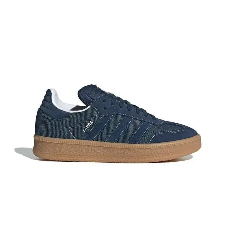 10M / 11W - Men`s Adidas Samba Xlg Shoes `blue` JQ7441