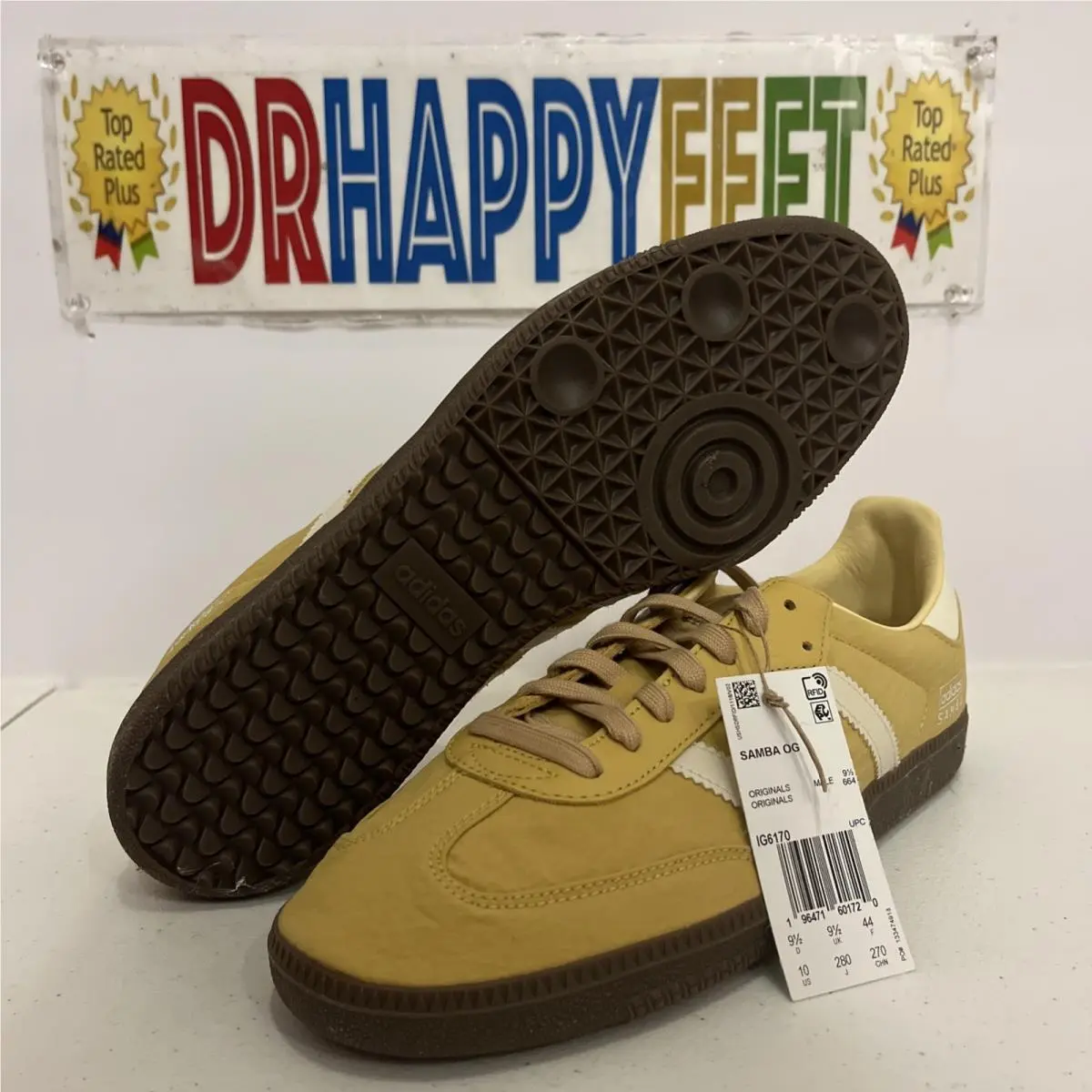 Adidas shoes - adidas Samba OG - Samba - IG6170 - Yellow (UPC: 196471601720) 0