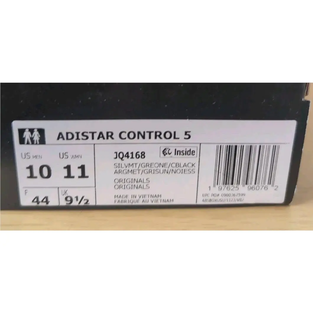 Adidas shoes - adidas Adistar Control - Adistar Control - JQ4168 - White & Silver 5