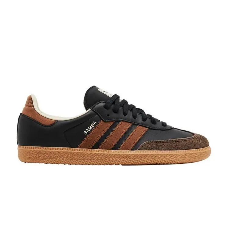 Adidas Samba OG Mens Size 10 Black Preloved Brown Shoes - IE9123