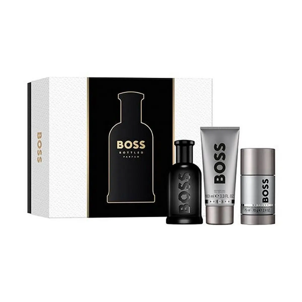 Hugo Boss Men`s Boss Bottled Parfum Gift Set Fragrances 3616304957628