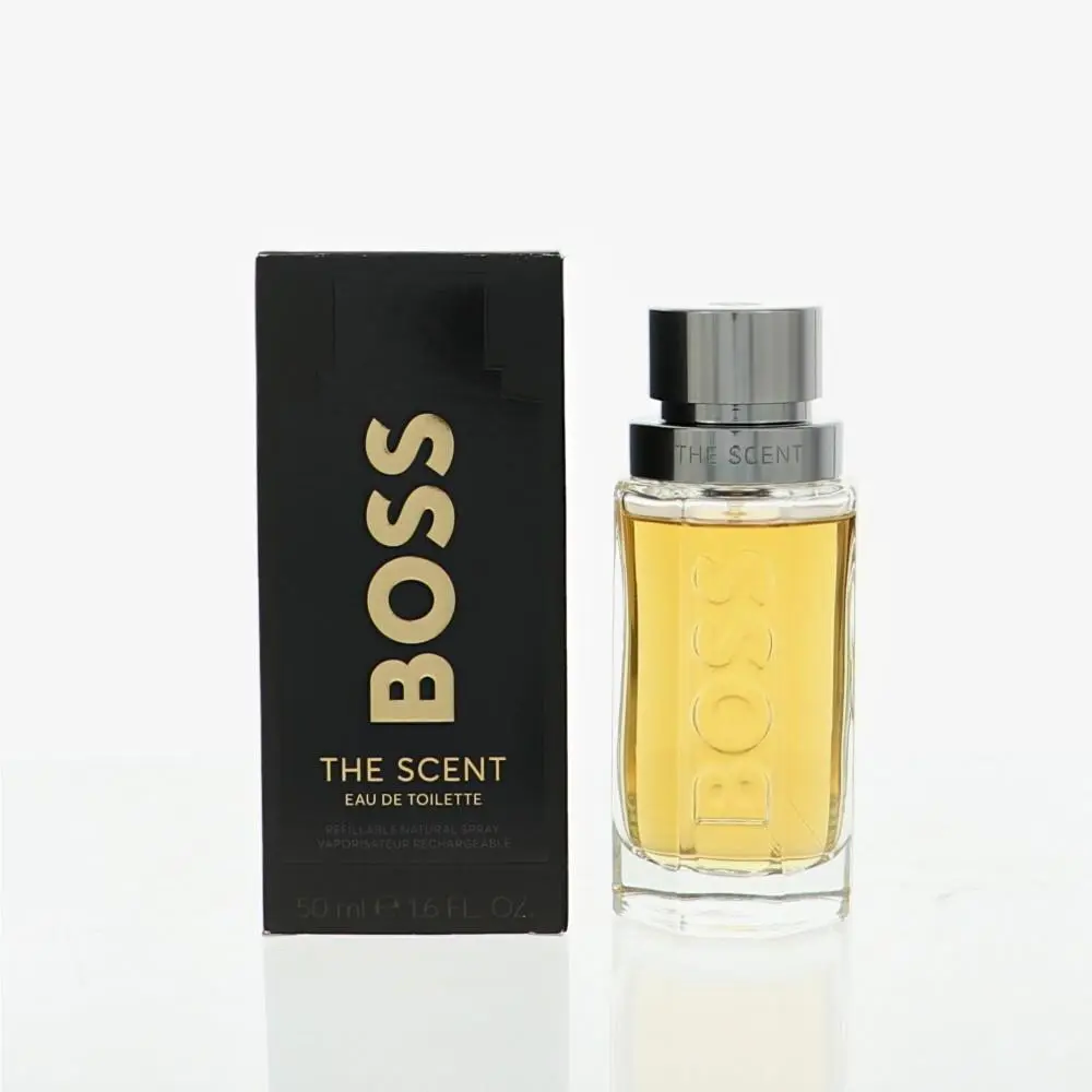Boss The Scent 1.6 Oz Eau De Toilette Spray by Hugo Boss Box For Men