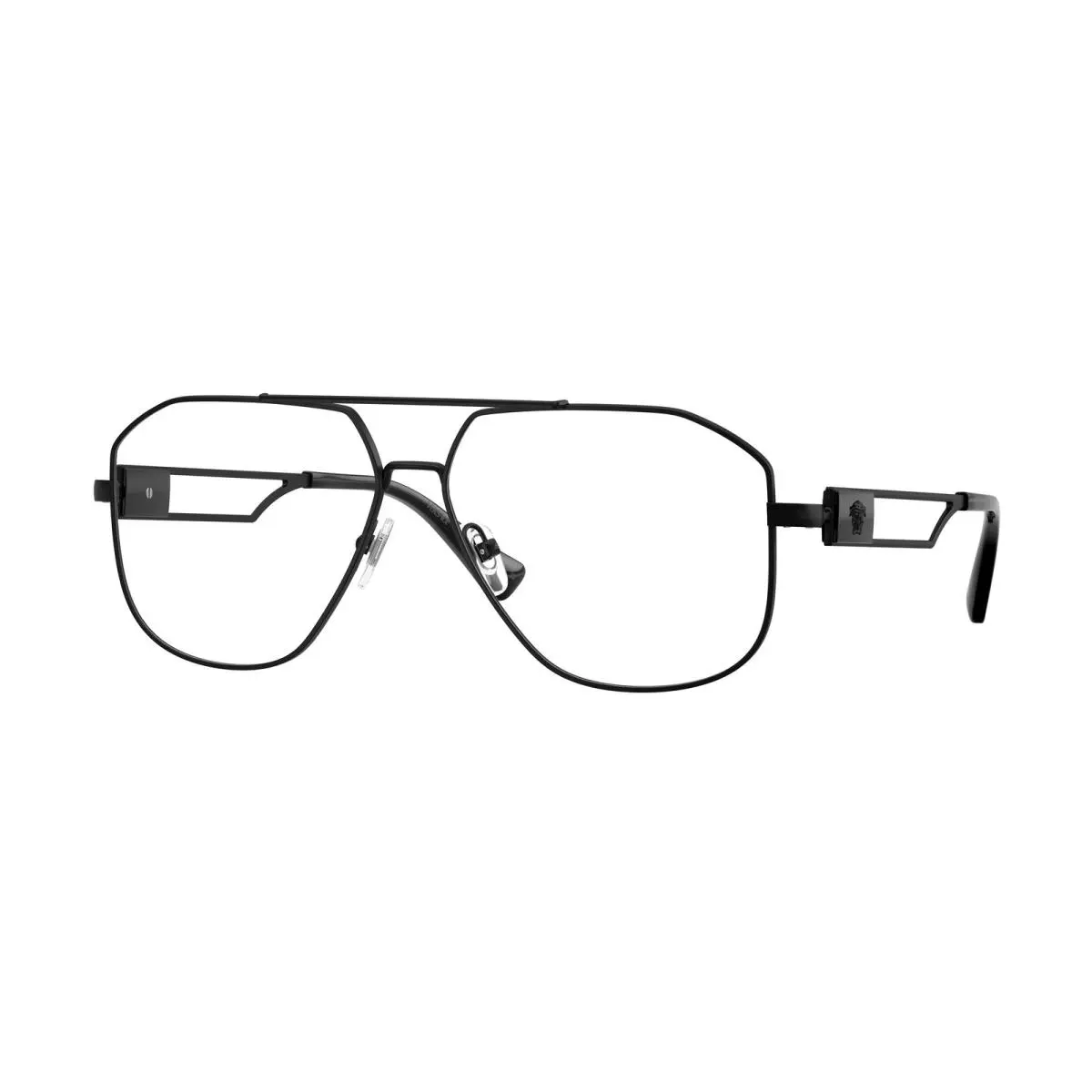Versace VE1287 1261 Matte Black Demo Lens 59 mm Men`s Eyeglasses