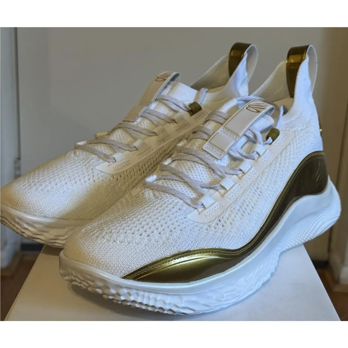 Under Armour shoes - Under Armour Curry 8 TB `24K` - 3024124-101 - White 0