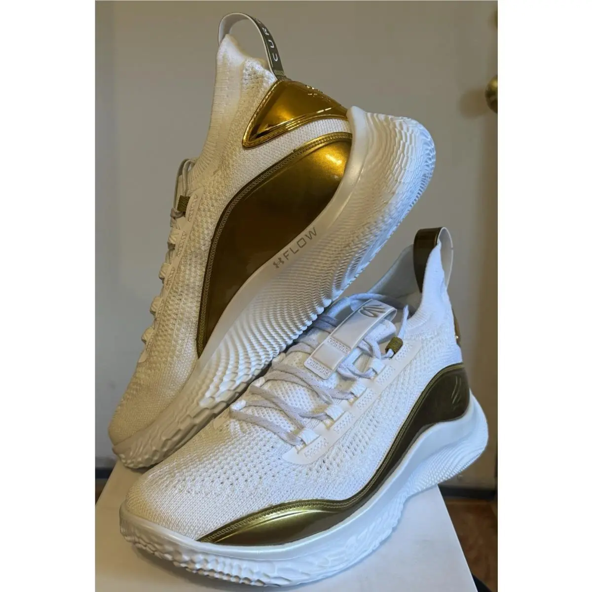 Under Armour shoes - Under Armour Curry 8 TB `24K` - 3024124-101 - White 1