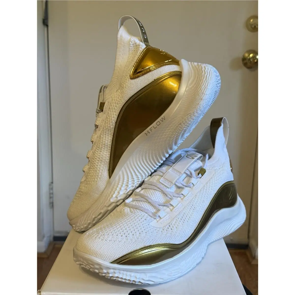 Under Armour shoes - Under Armour Curry 8 TB `24K` - 3024124-101 - White 2