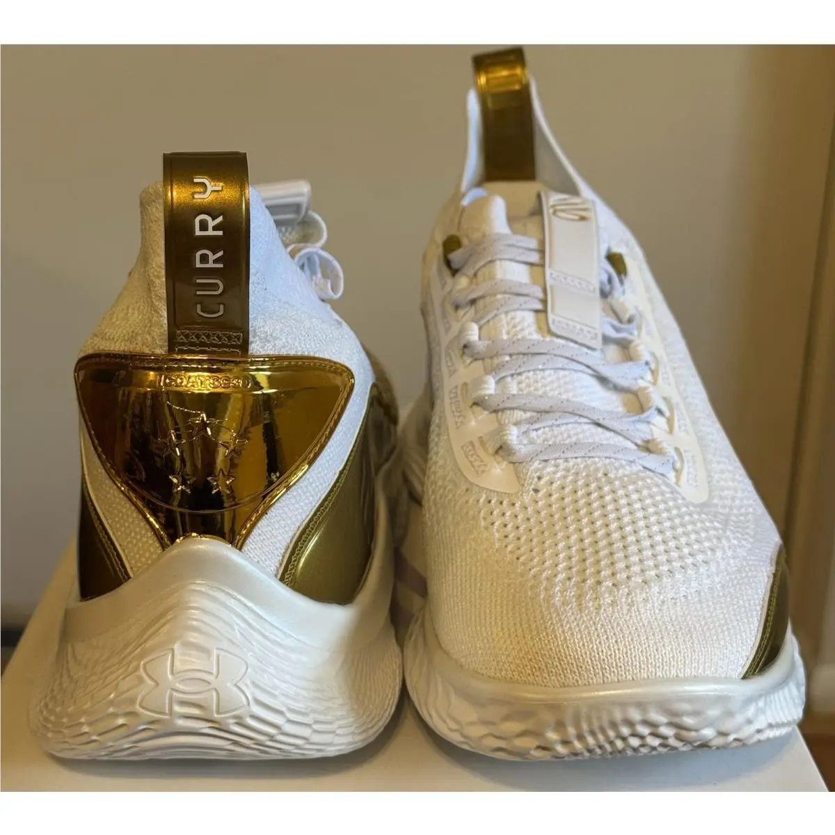 Under Armour shoes - Under Armour Curry 8 TB `24K` - 3024124-101 - White 4