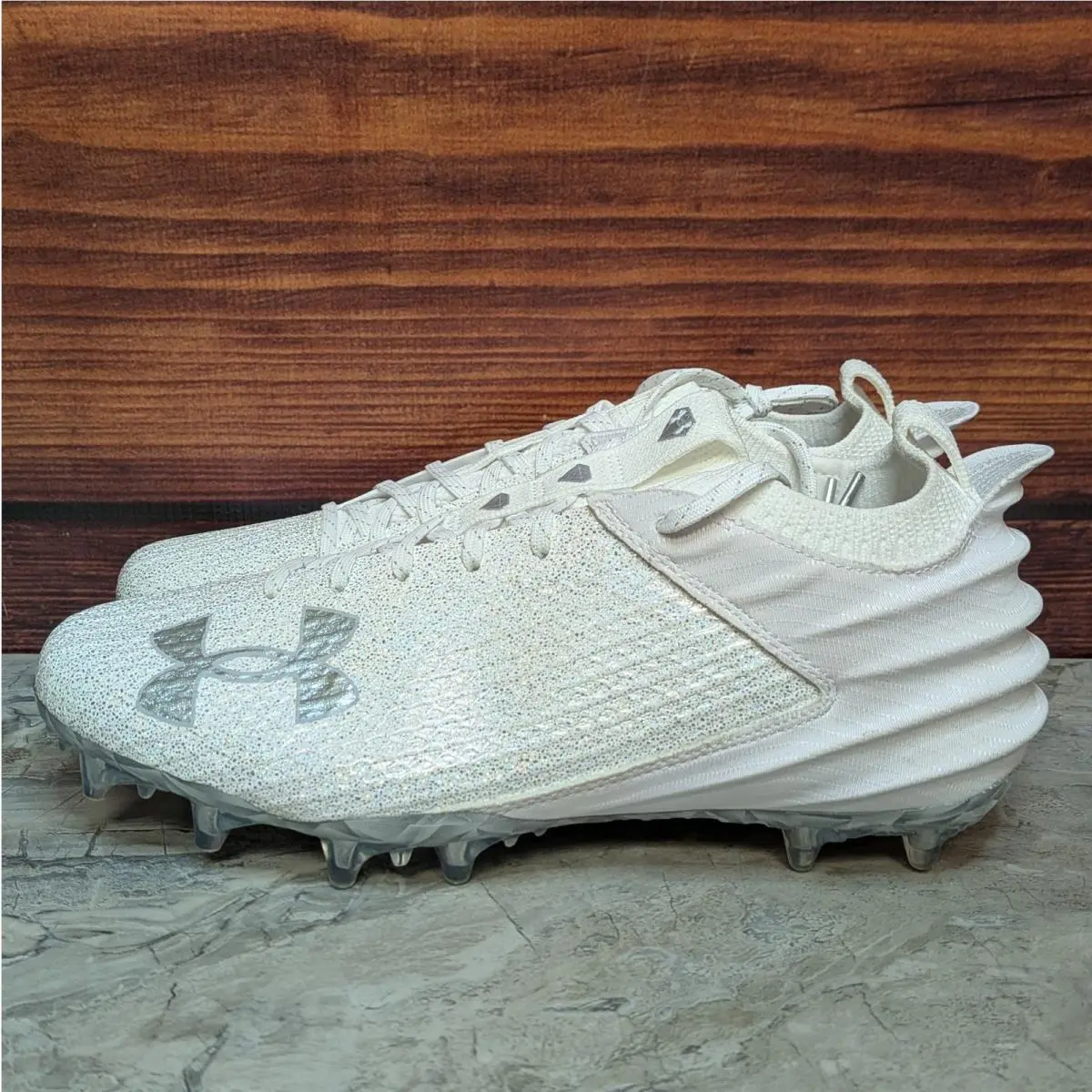 Under Armour shoes - Under Armour Blur Smoke MC - 3027309-100 - White (UPC: 196885797569) 0