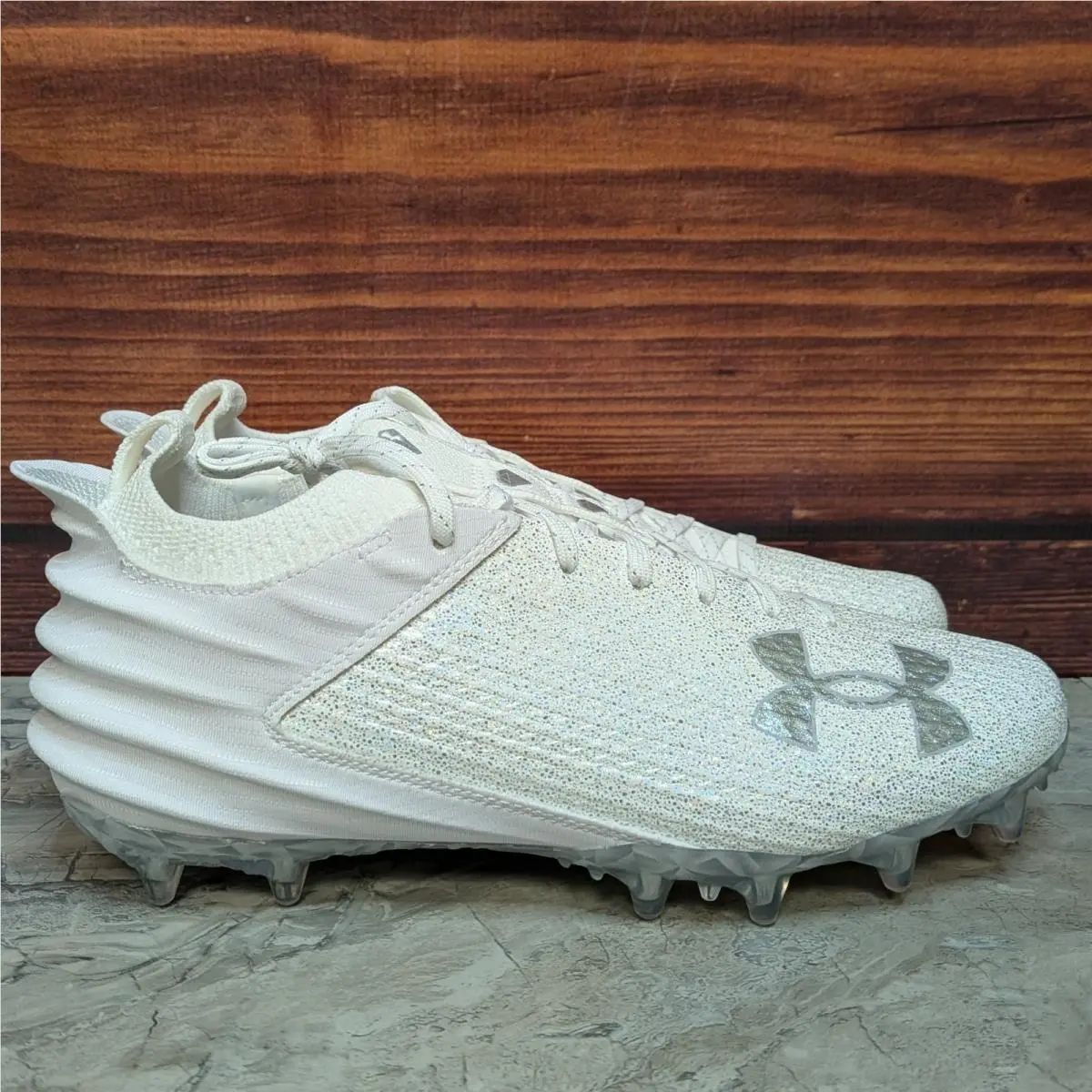 Under Armour shoes - Under Armour Blur Smoke MC - 3027309-100 - White (UPC: 196885797569) 1