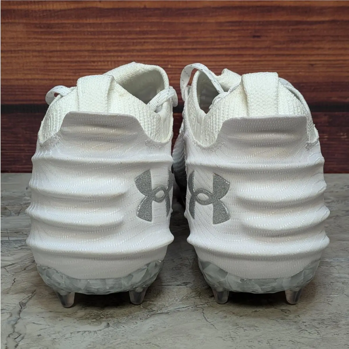 Under Armour shoes - Under Armour Blur Smoke MC - 3027309-100 - White (UPC: 196885797569) 4