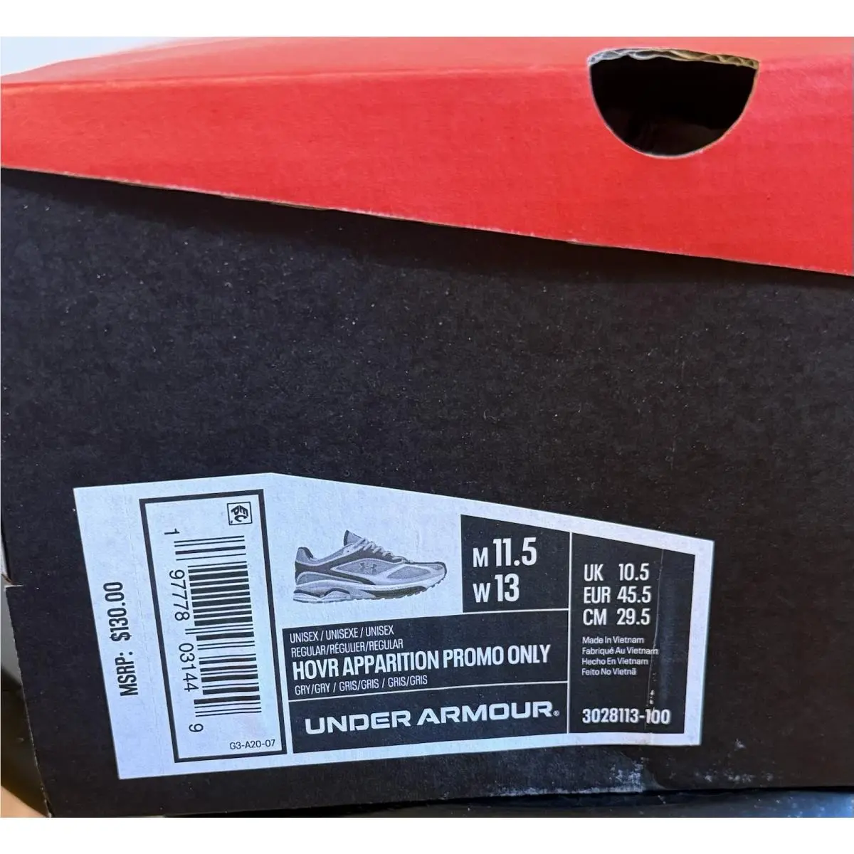 Under Armour shoes - Under Armour Apparition 3027596-001 - Apparition - 3027596-001 - Gray 8
