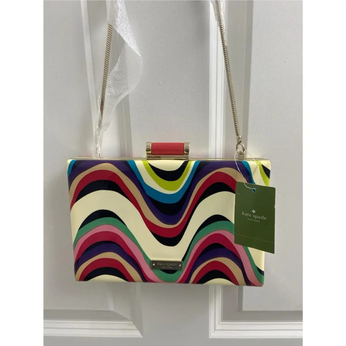 Kate Spade Miss Penny`s Brighton Wave Emanuelle Clutch Handbag
