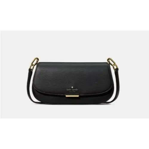 Kate Spade NY Black Quinn Small Crossbody Handbag Purse