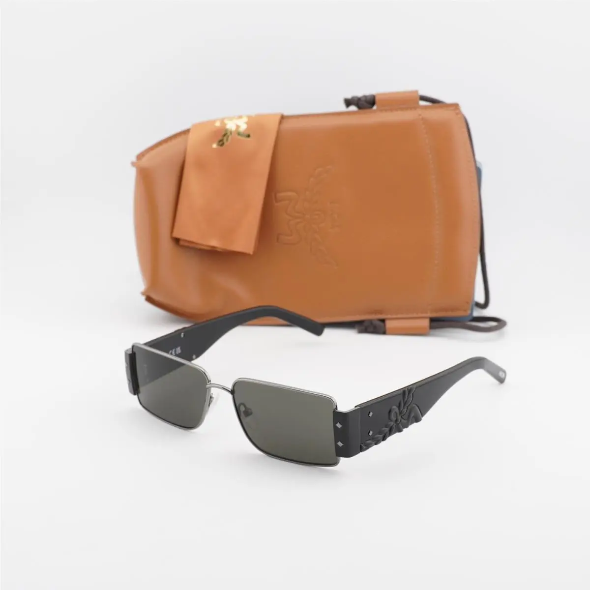 Mcm MW0012 12A Dark Ruthenium/dark Grey 55-14-145 Sunglasses